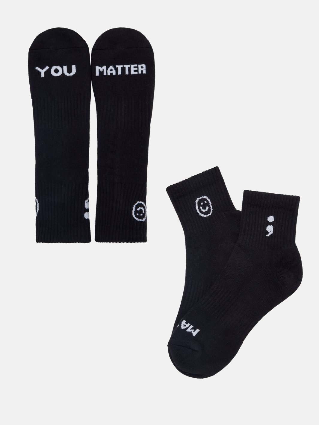 Semicolon Ankle Socks (3-Pack)