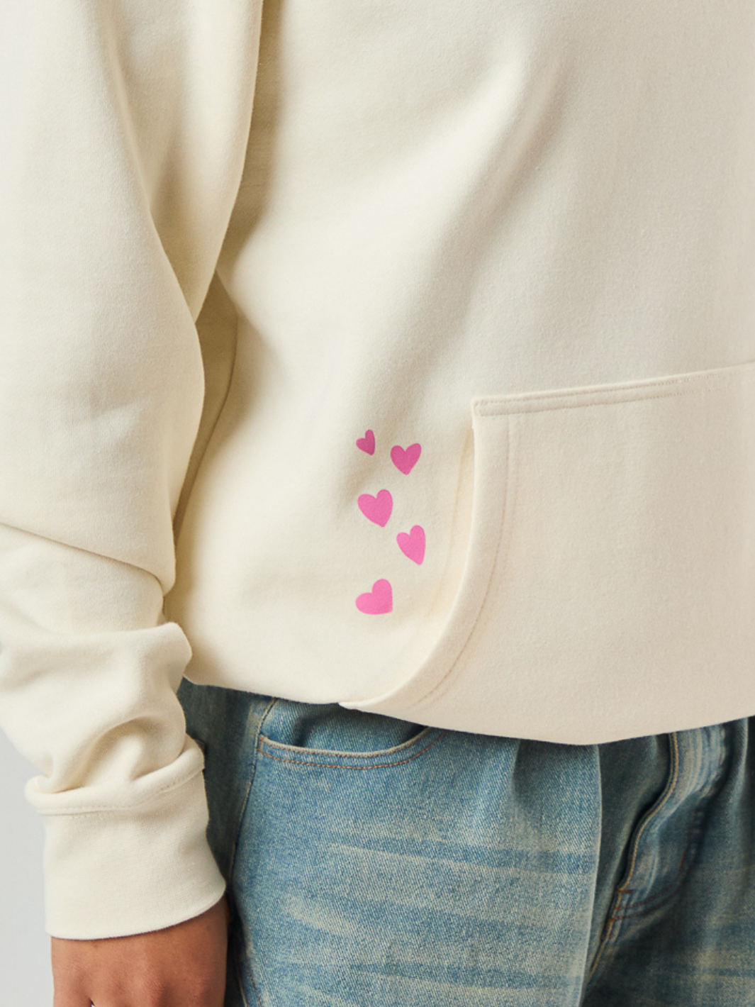 Love Yourself Hoodie - Cream