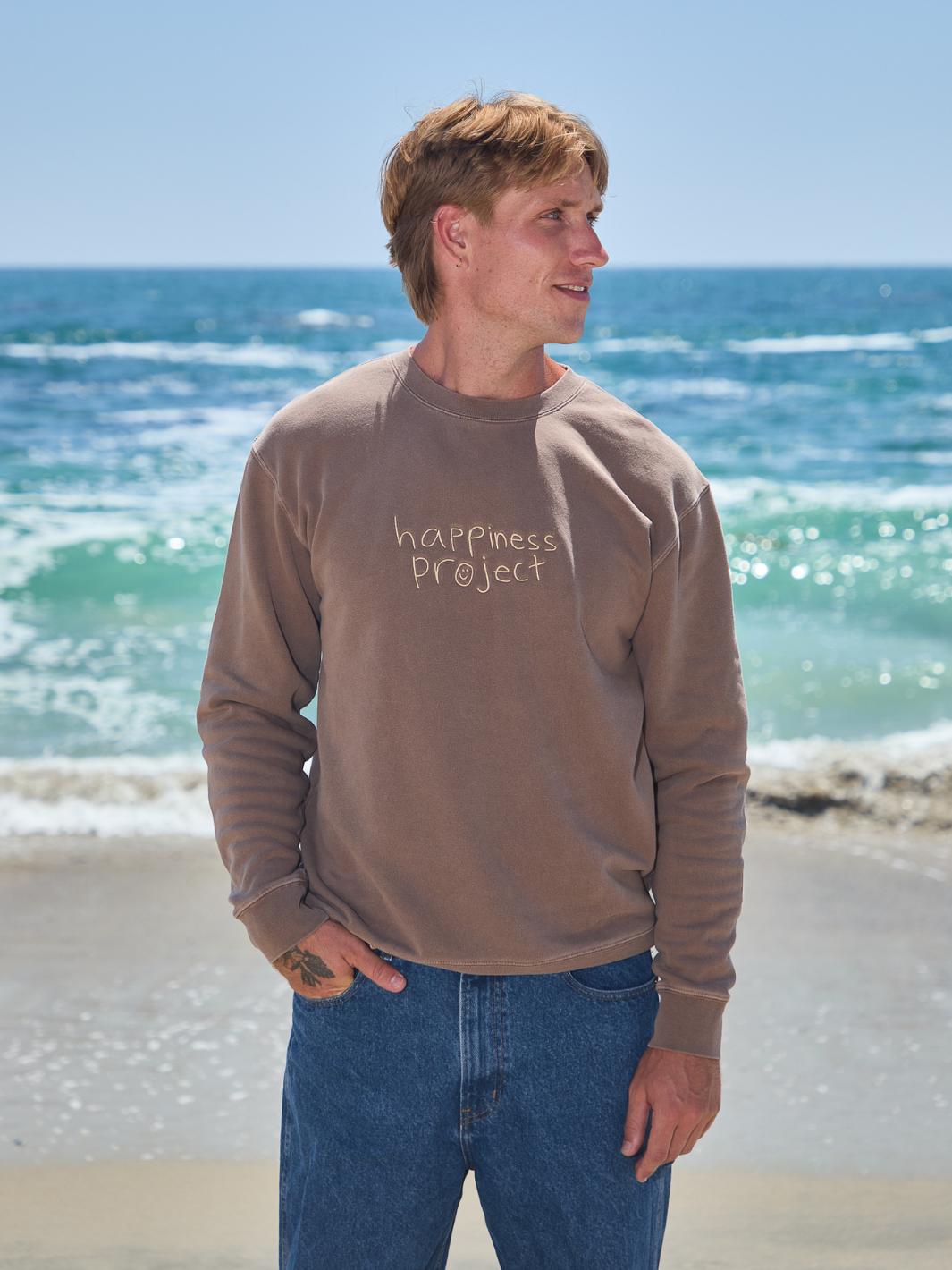 Talk About It Crewneck - Morning Coffee