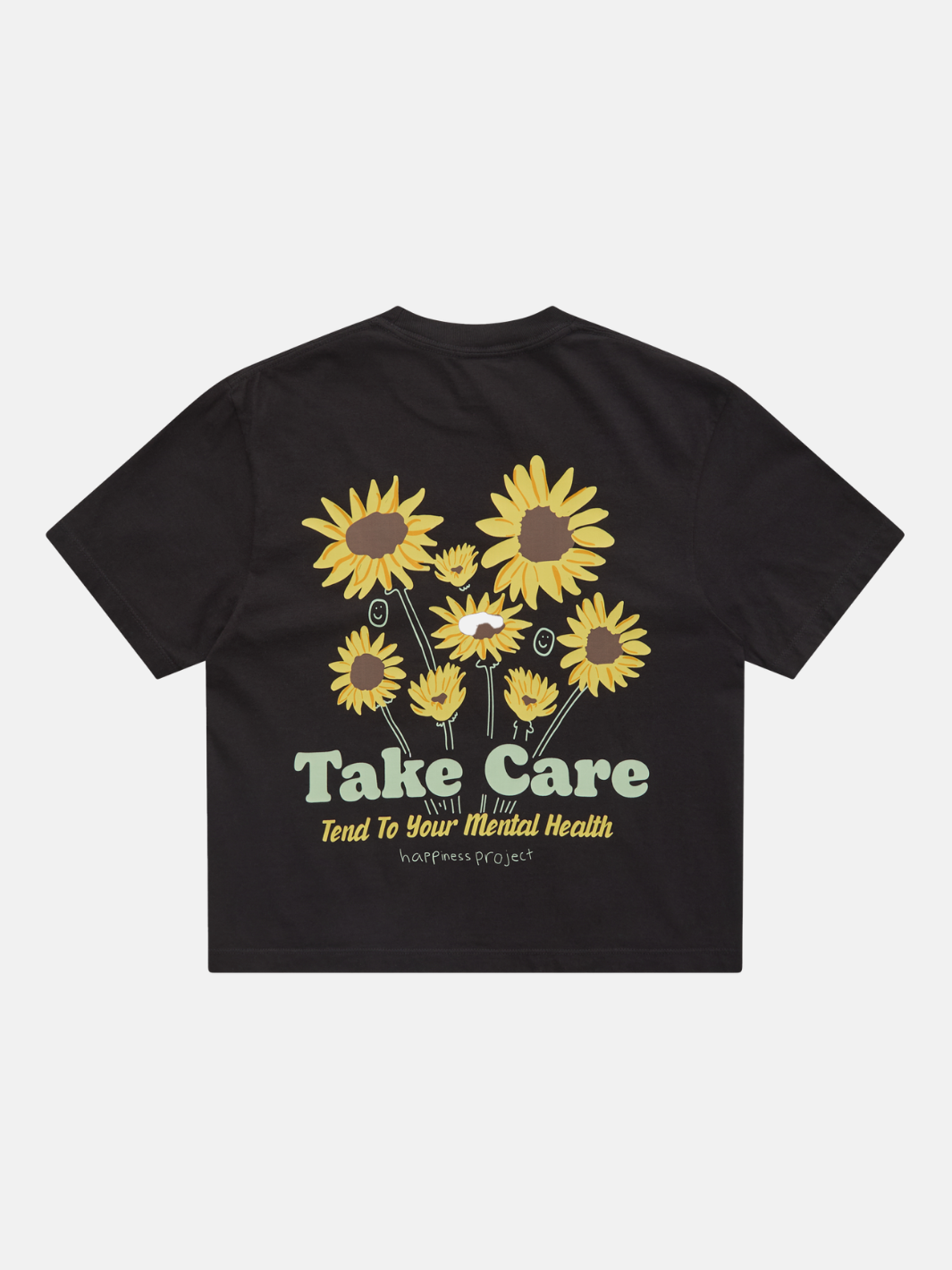 Take Care T-Shirt - Boxy Crop