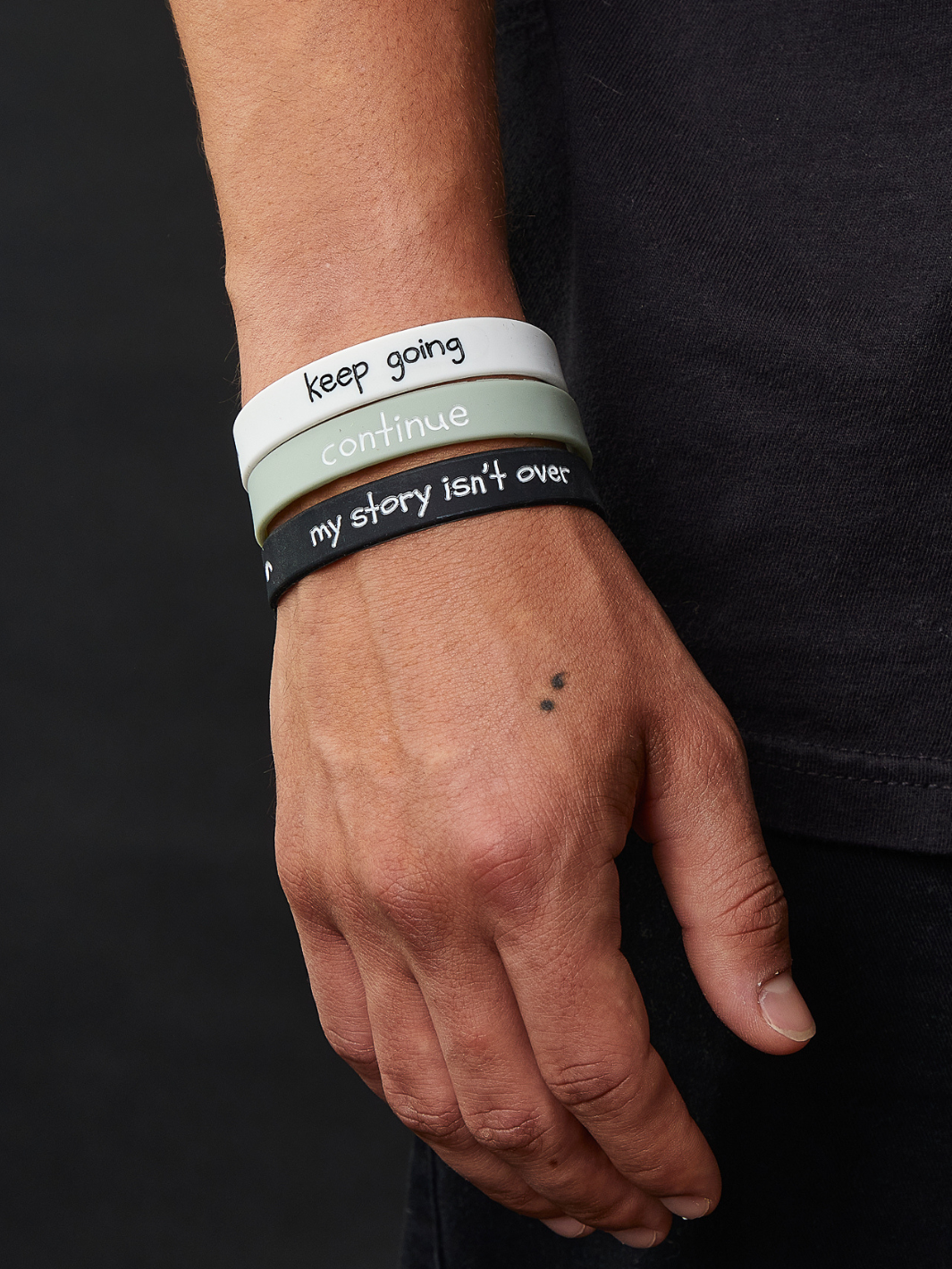 Semicolon Wristbands (3-Pack)