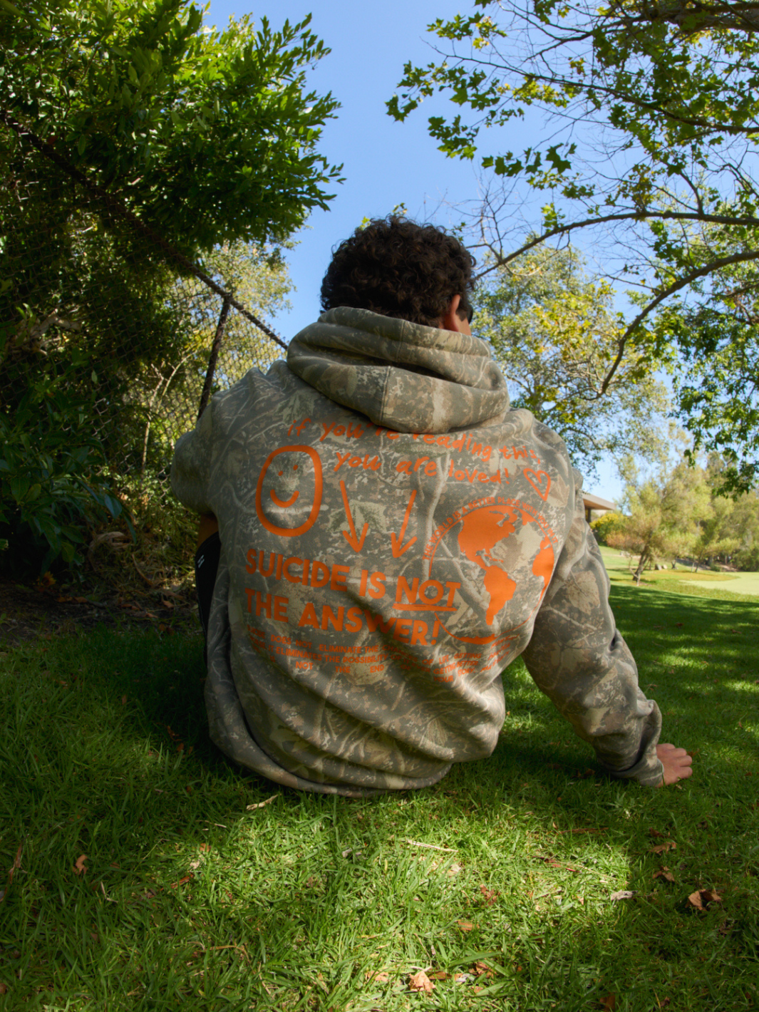 Not the Answer Hoodie - Camo