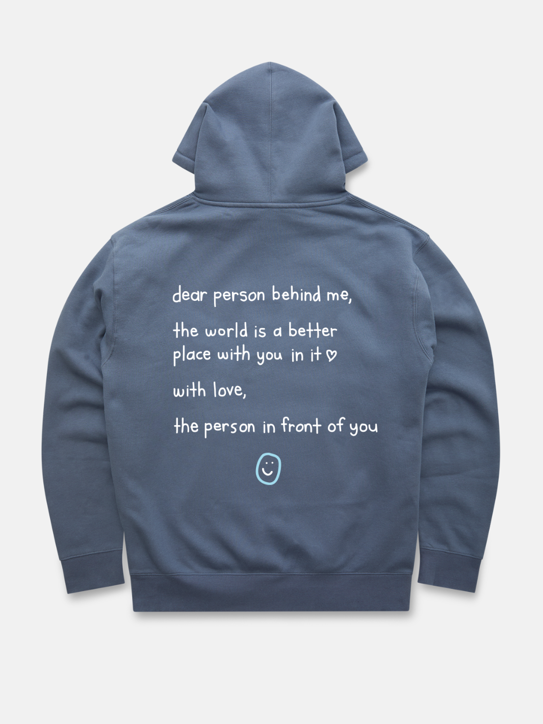 Dear Person Behind Me Hoodie - Vintage Blue