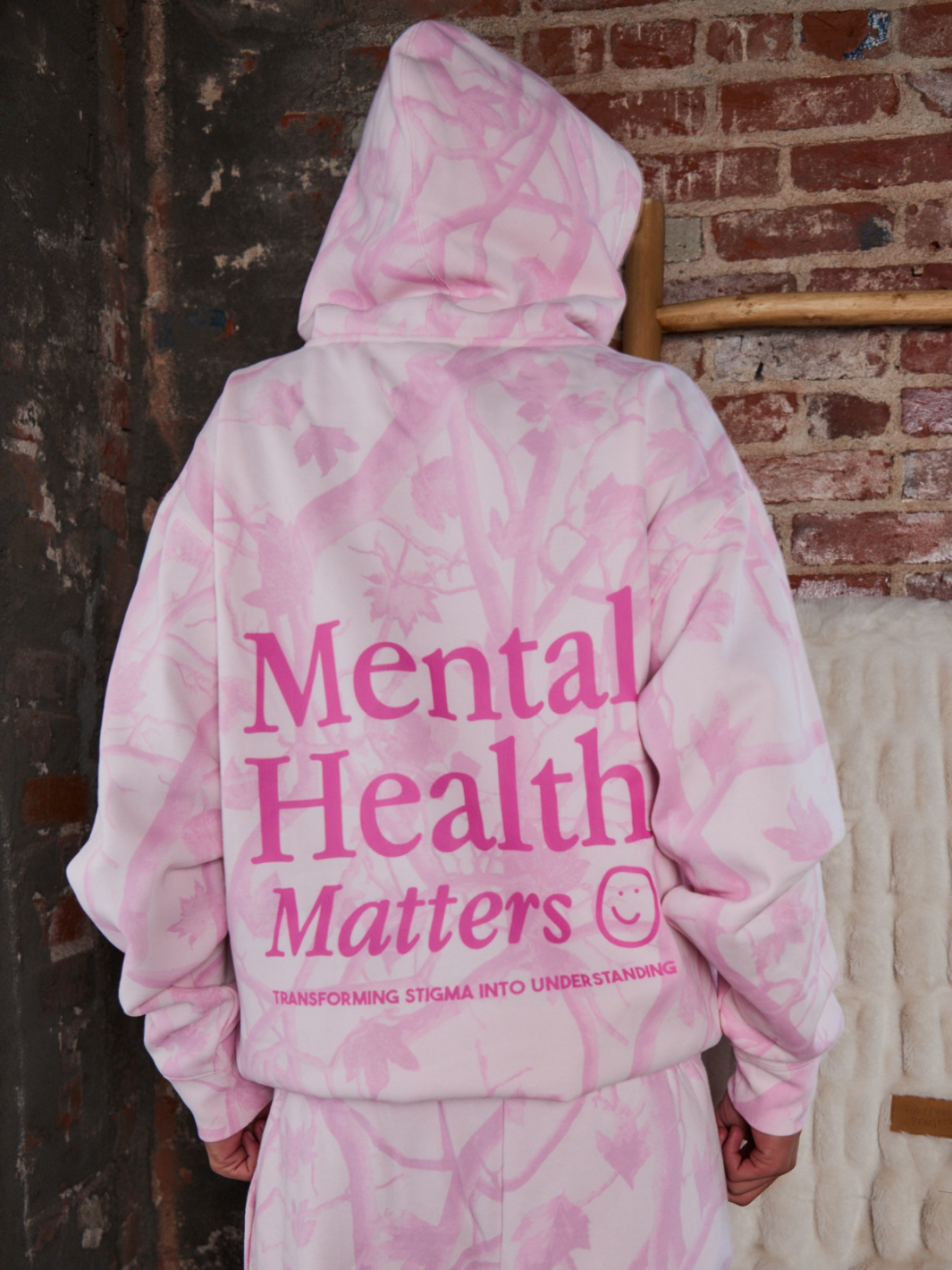 Mental Health Matters Hoodie - Pink Camo