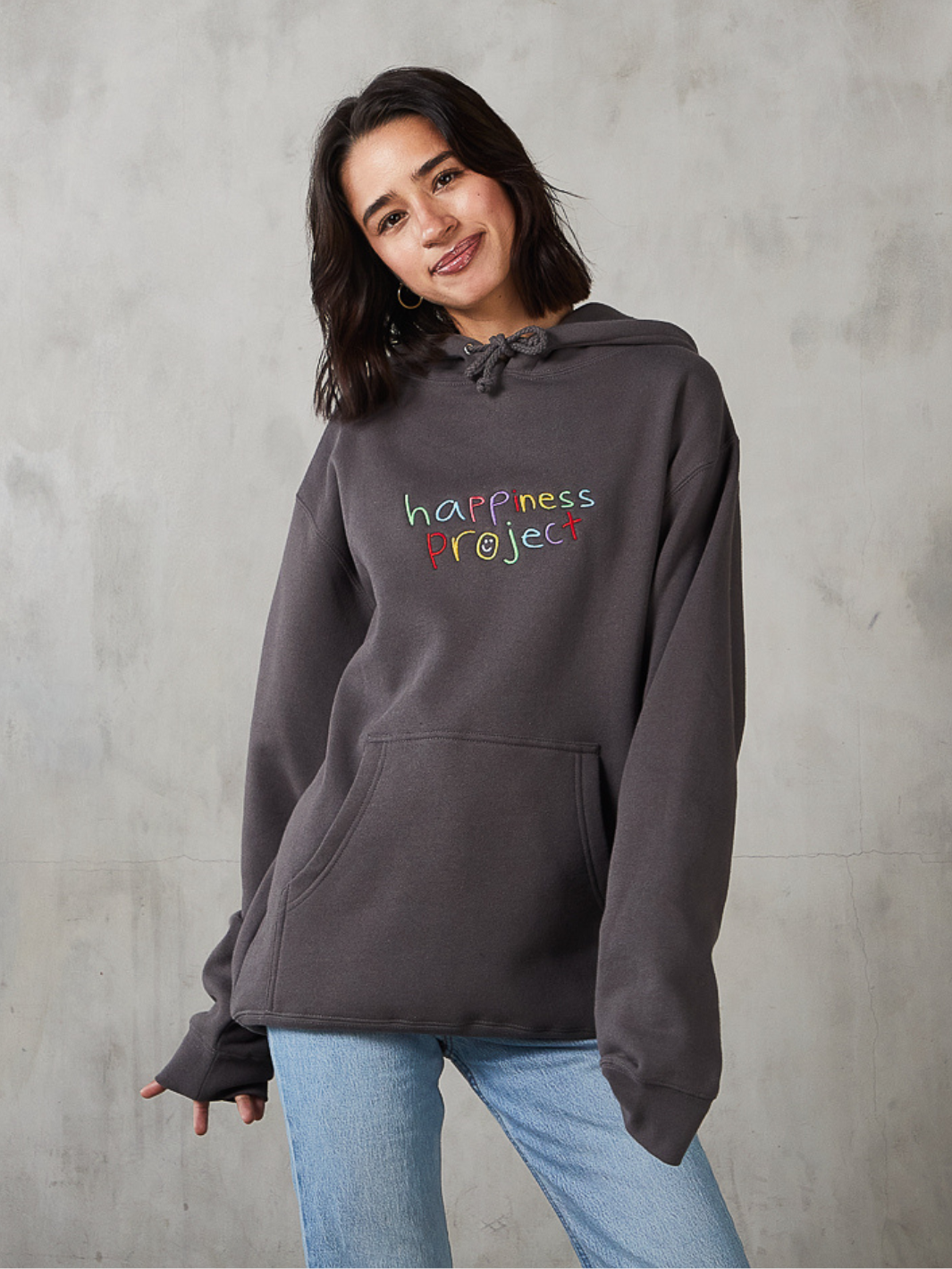 Original Happiness Hoodie - Pepper