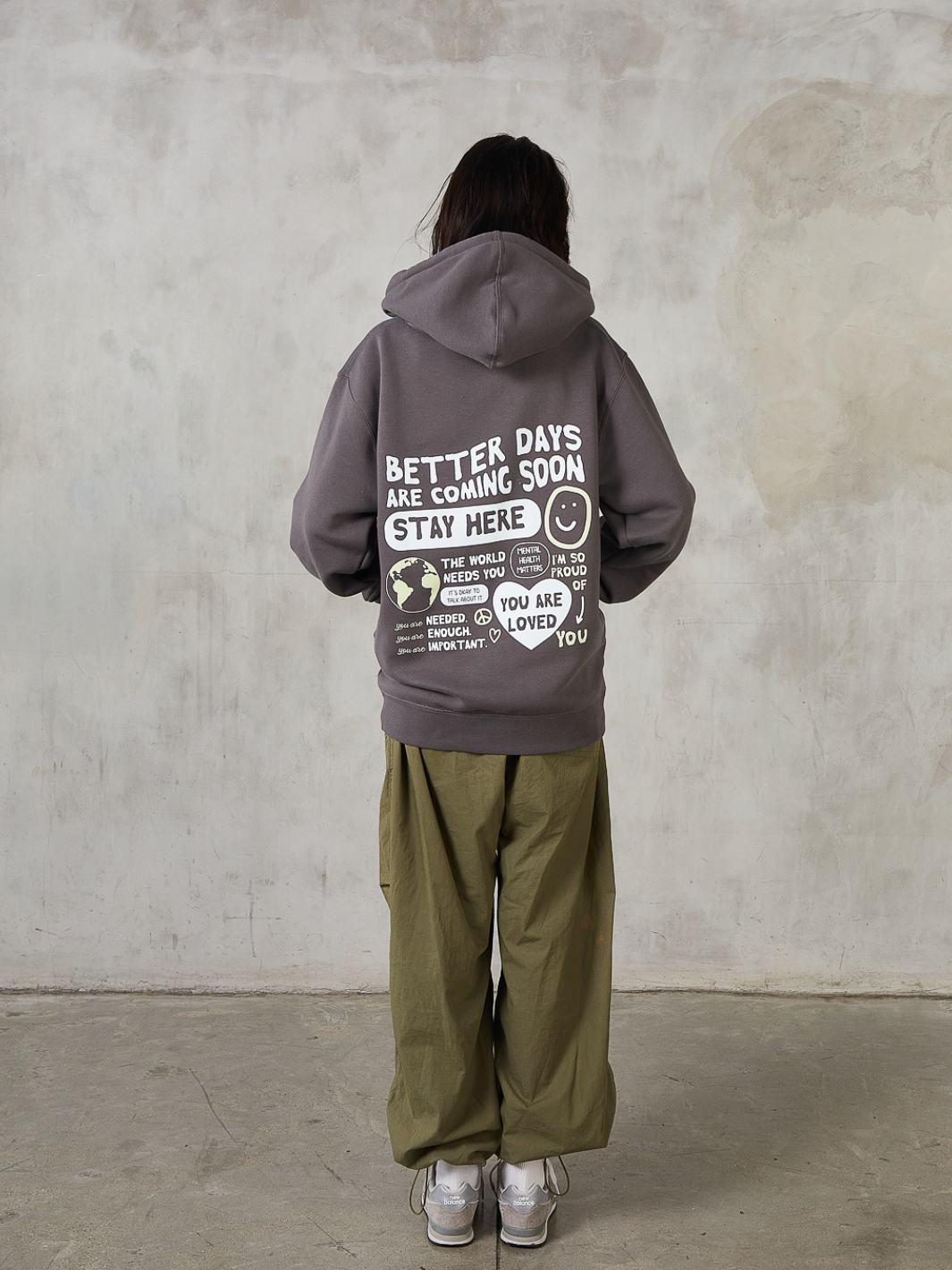 Better Days Hoodie - Pepper