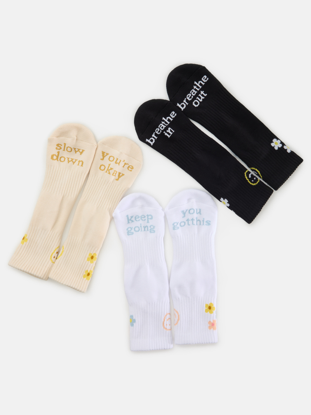 Flower Ankle Socks (3-Pack)
