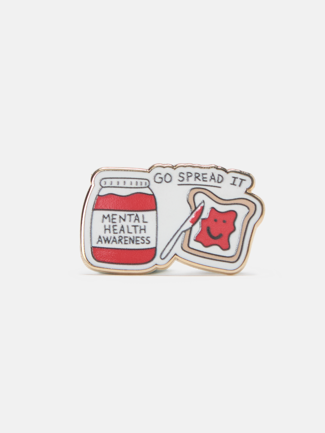 Mental Health is my Jam Enamel Pin