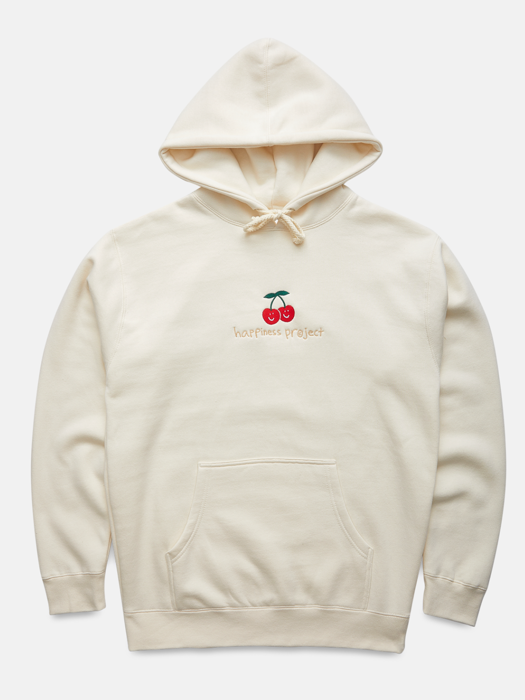 Cherry Hoodie - Cream