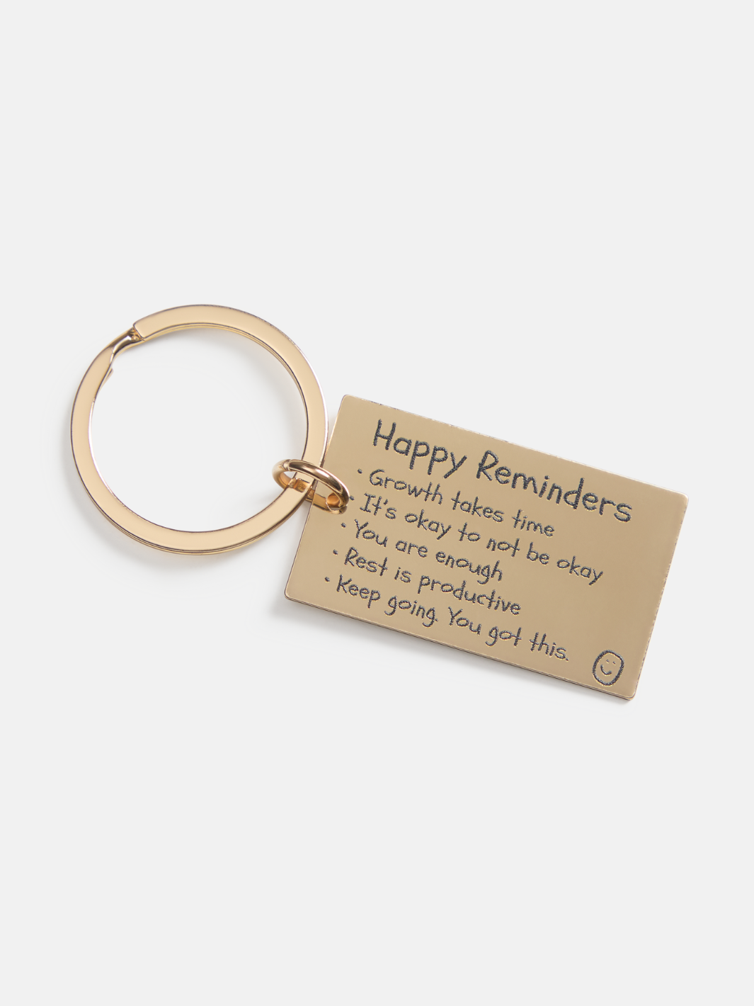 Happy Reminders Keychain