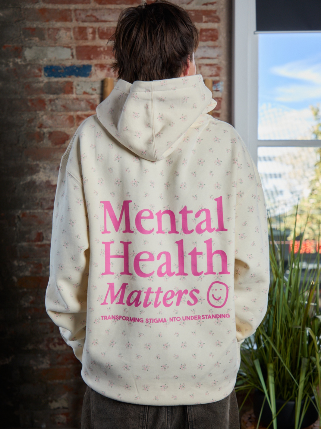 Mental Health Matters Hoodie - Ditsy Floral