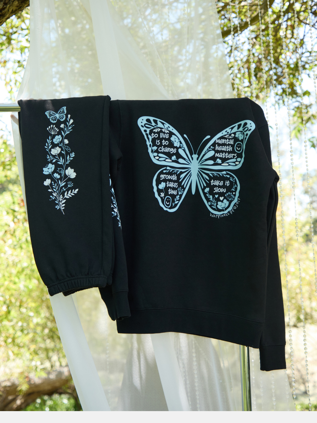 Butterfly Crewneck Set