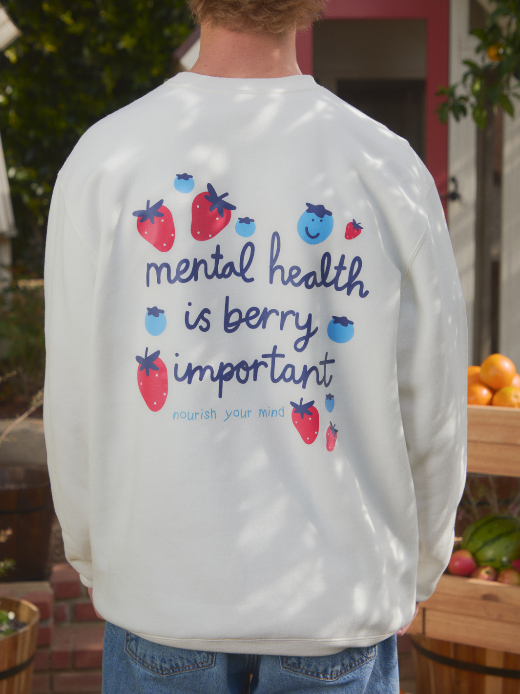 Berry Important Crewneck