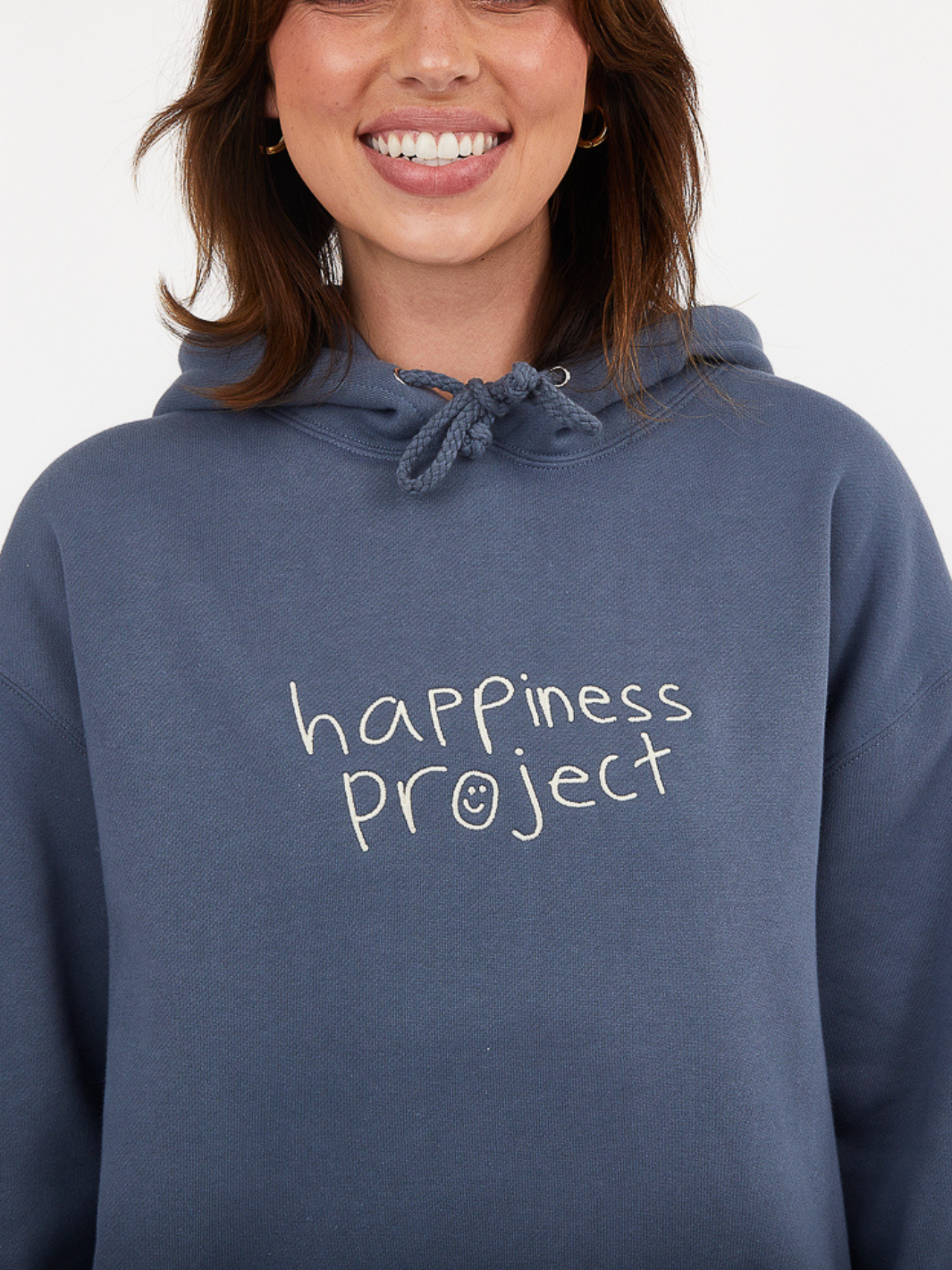 Encourage Hoodie - Vintage Blue