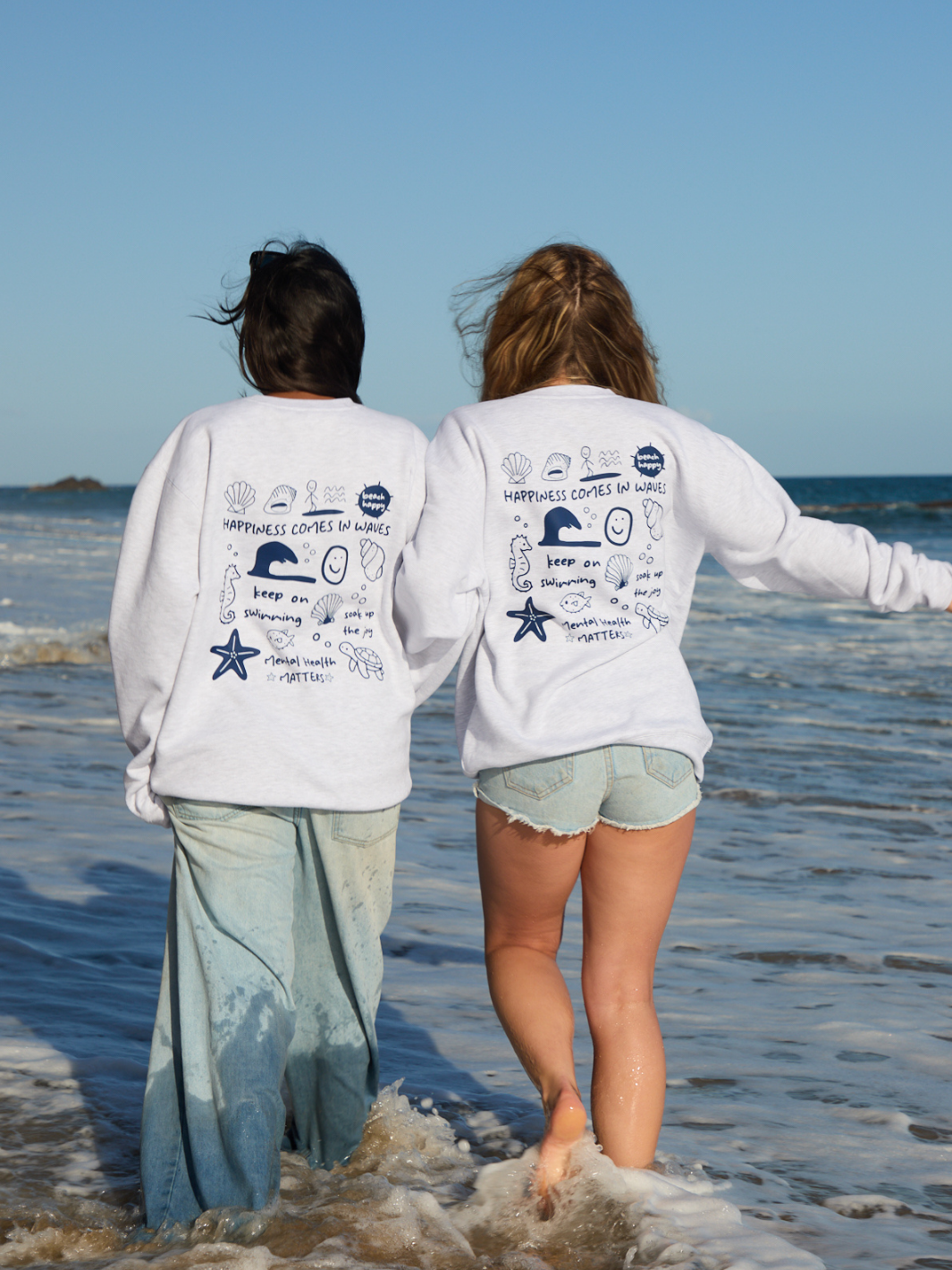 Ride the Waves Crewneck