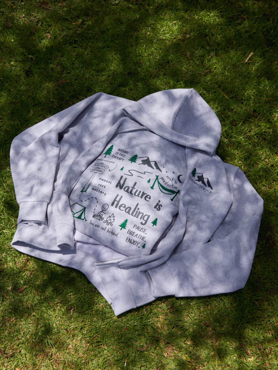 Nature is Healing Zip Hoodie