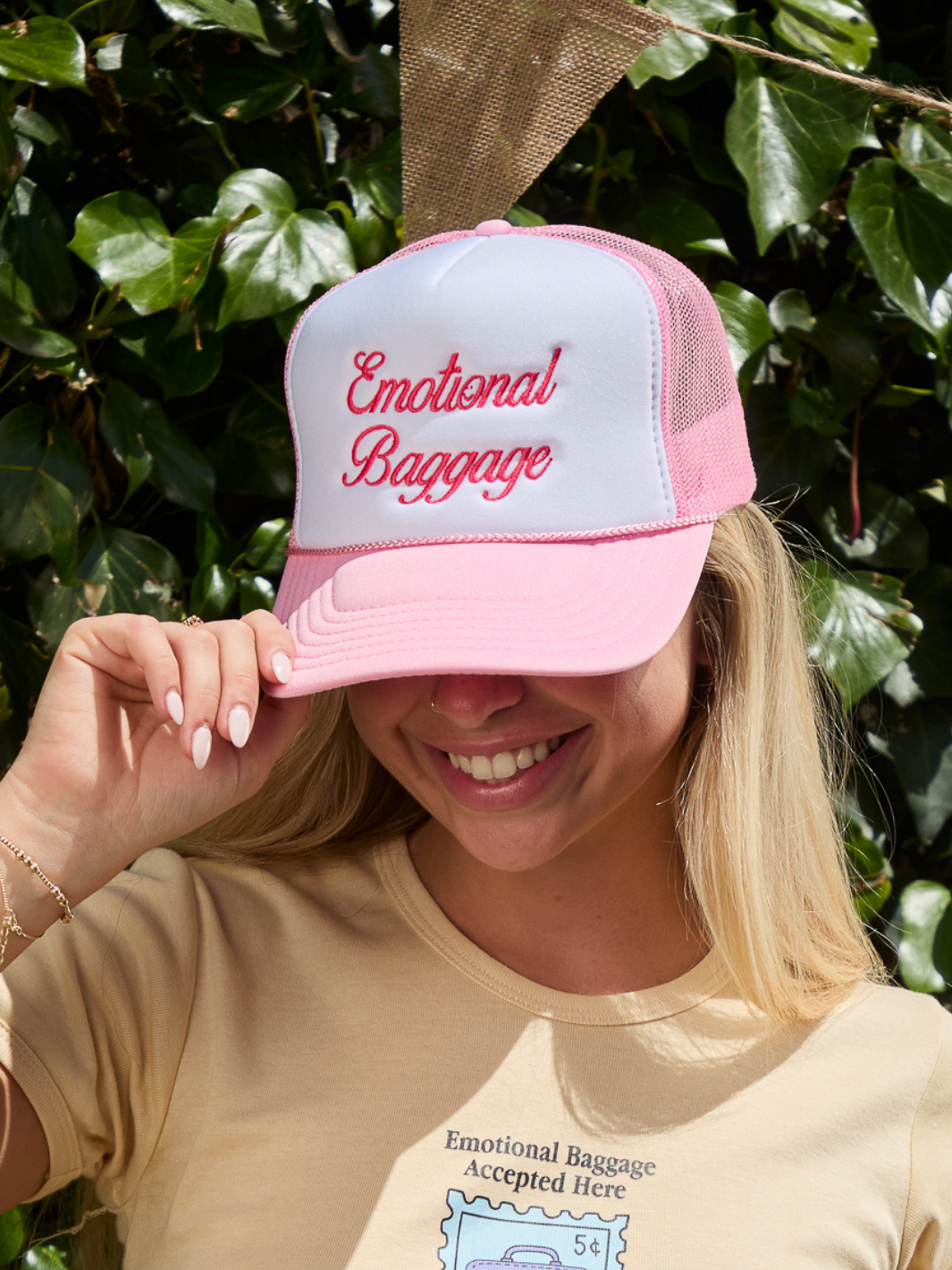 Emotional Baggage Trucker Hat