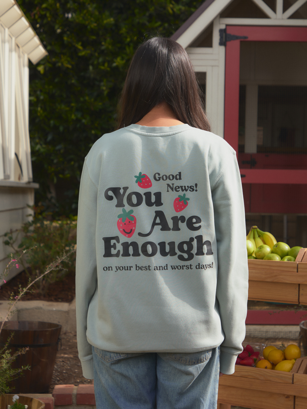 You Are Enough Crewneck