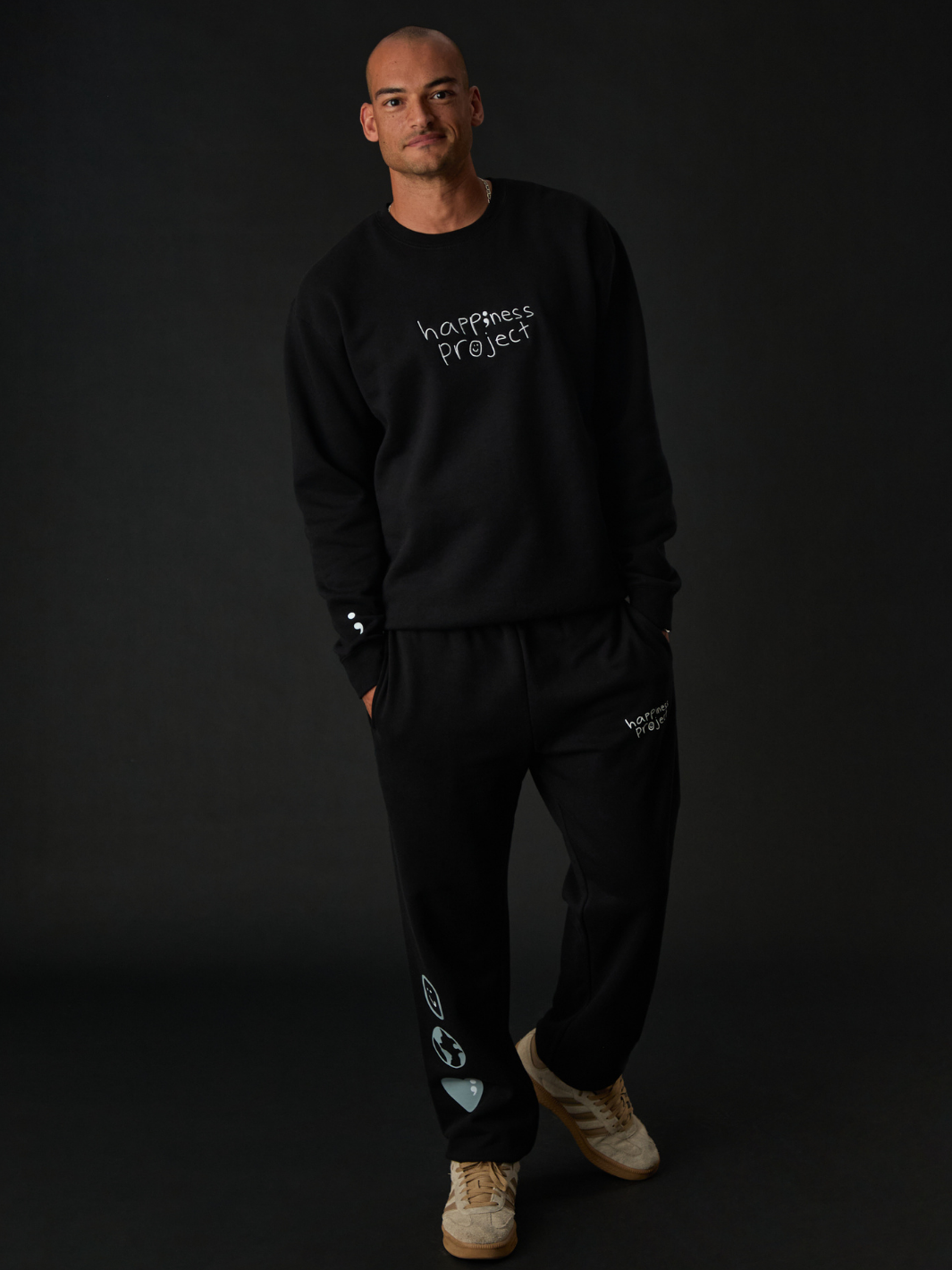 Semicolon Crewneck + Sweatpants Set