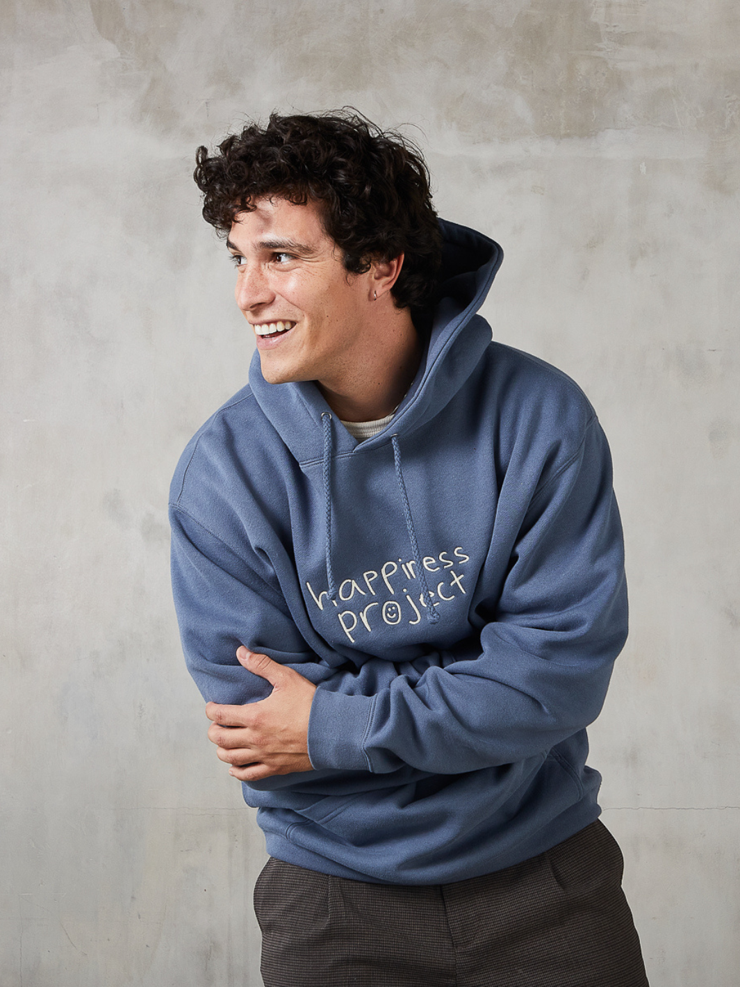 Encourage Hoodie - Vintage Blue