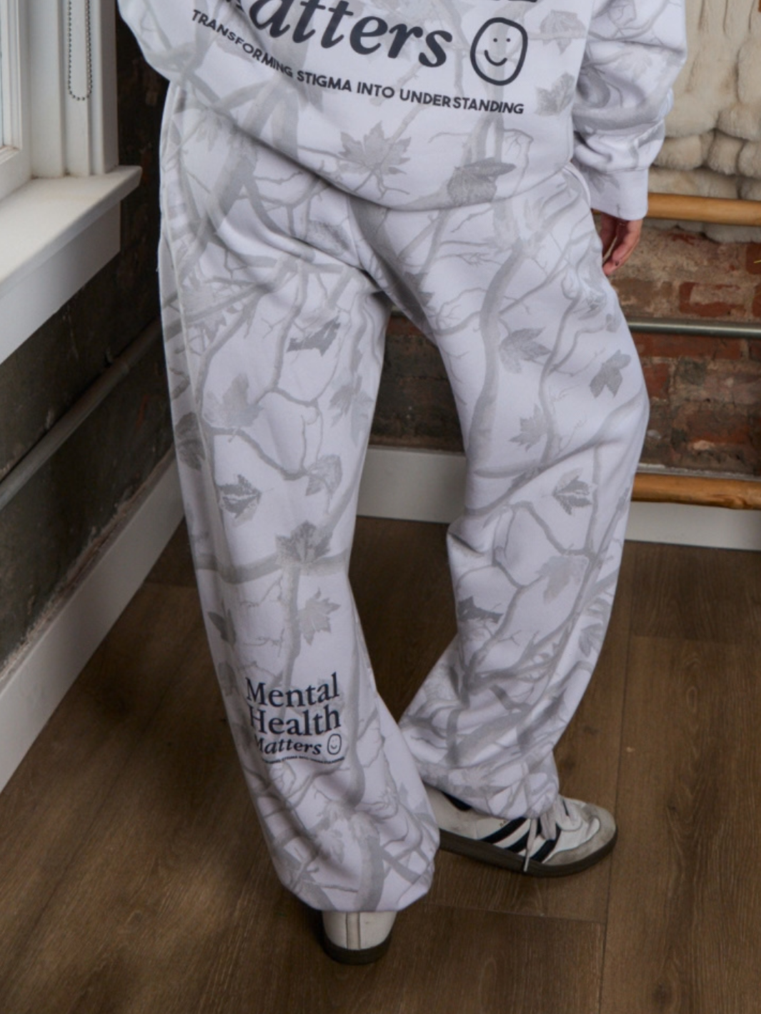 Mental Health Matters Sweatpants - White Camo