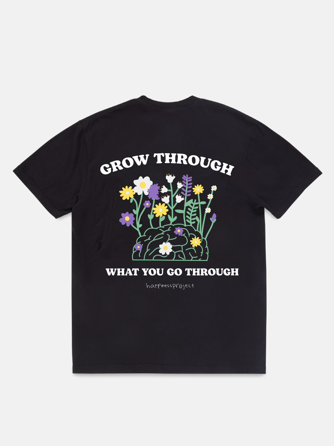 Grow Through T-Shirt - Black