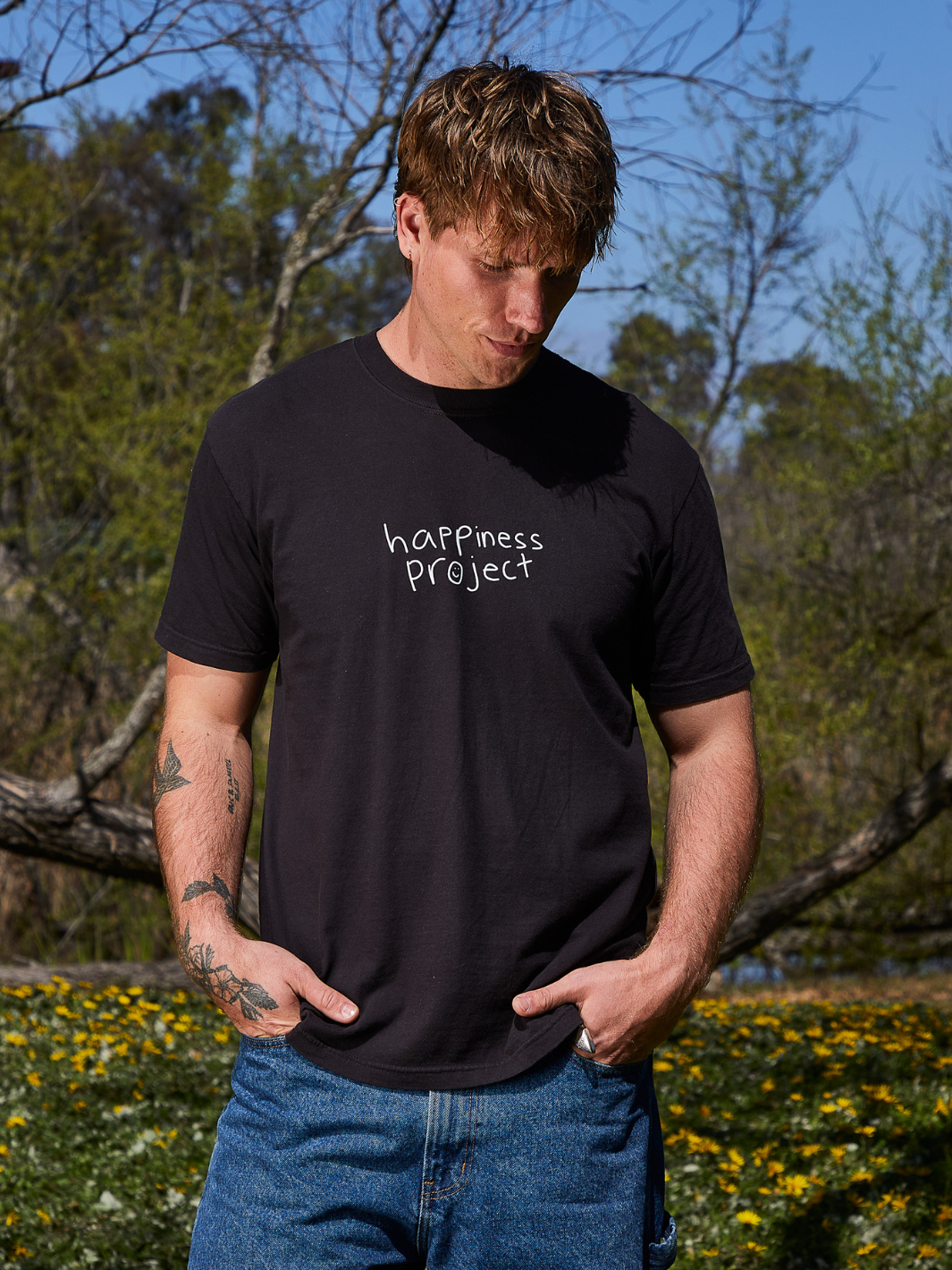 Grow Through T-Shirt - Black