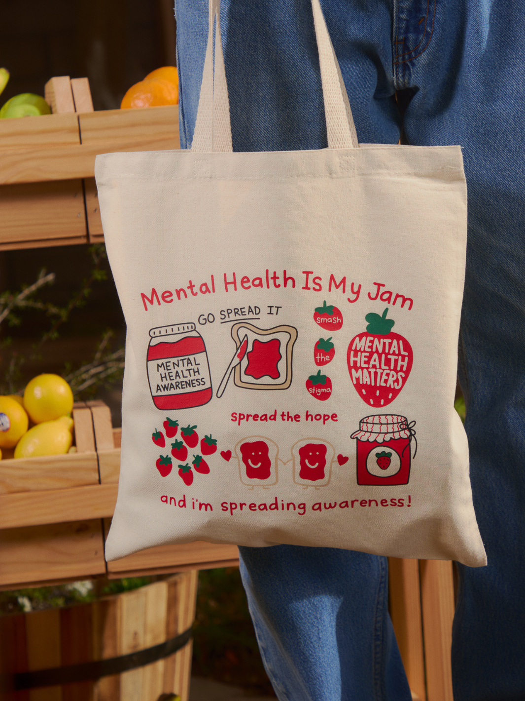 Mental Health is My Jam Tote