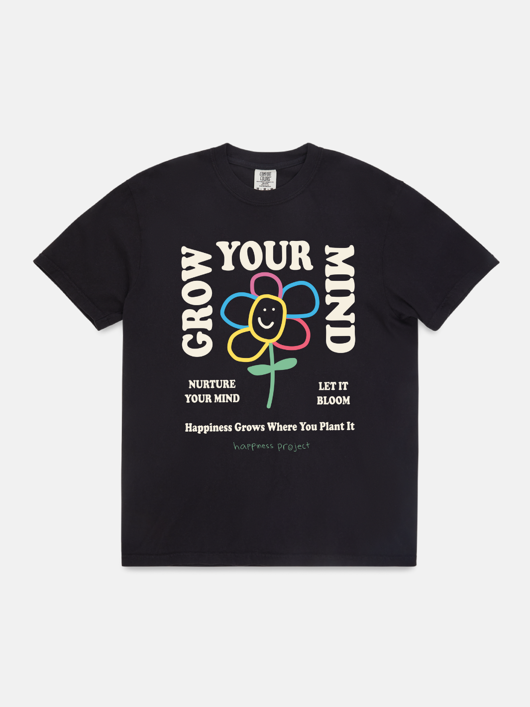 Grow Your Mind T-Shirt - Black
