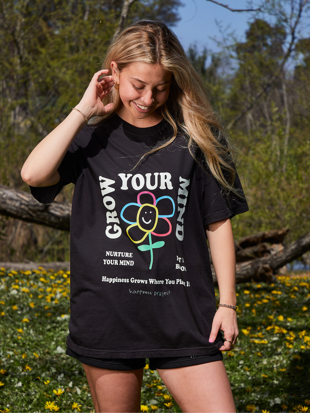 Grow Your Mind T-Shirt - Black