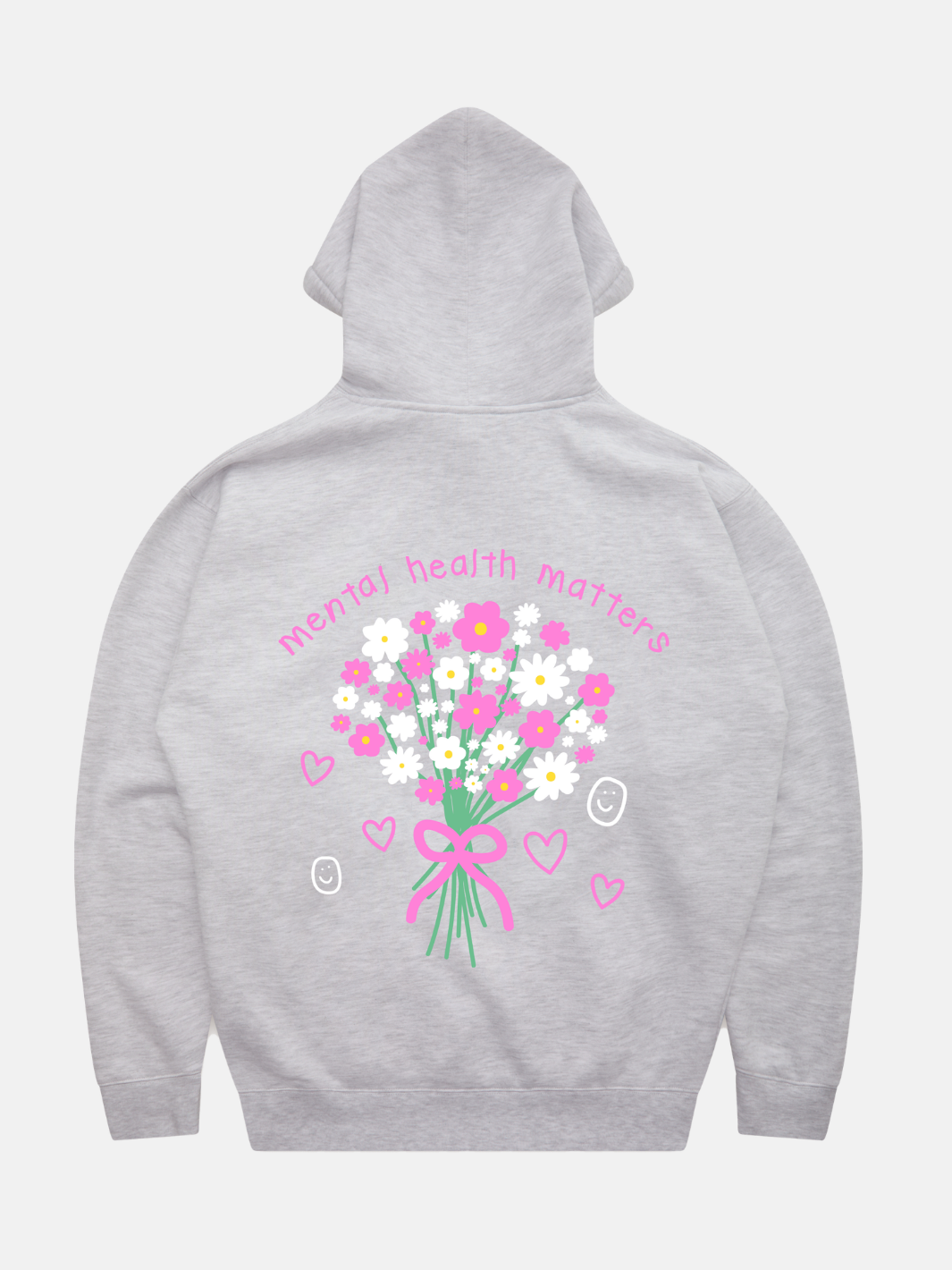 Bouquet Hoodie - Heather Gray