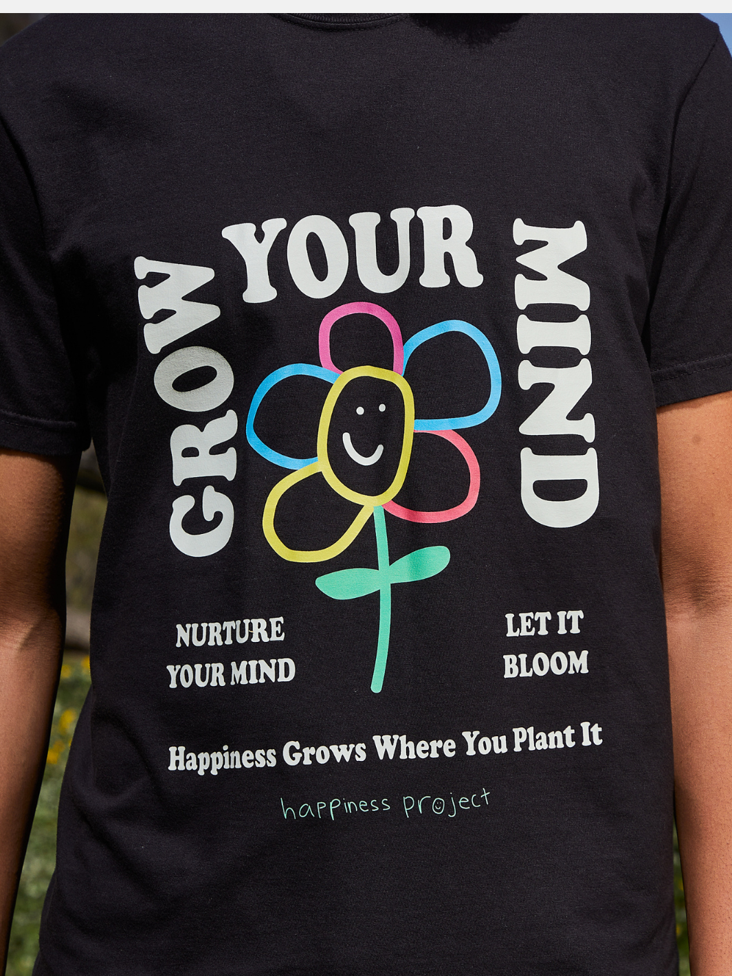 Grow Your Mind T-Shirt - Black