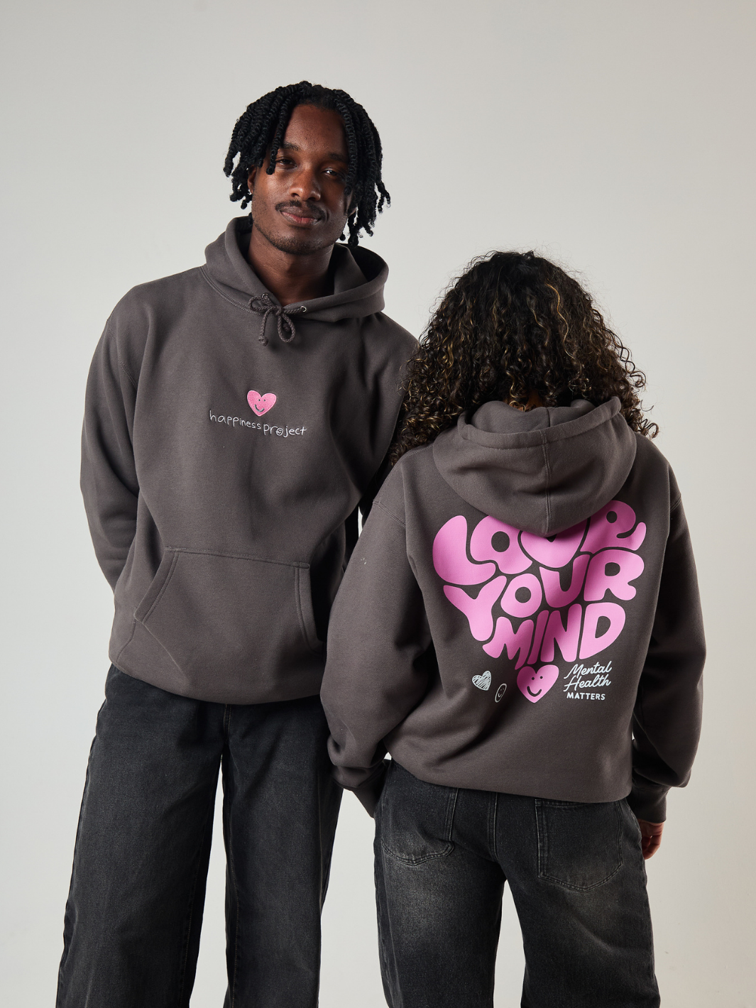 Love Your Mind Hoodie - Pepper
