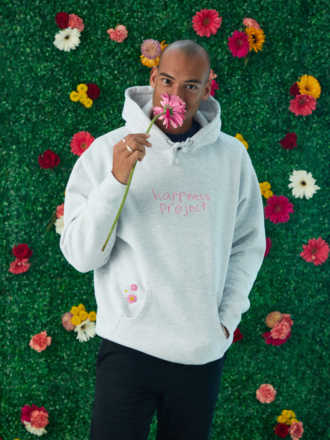 Bouquet Hoodie - Heather Gray
