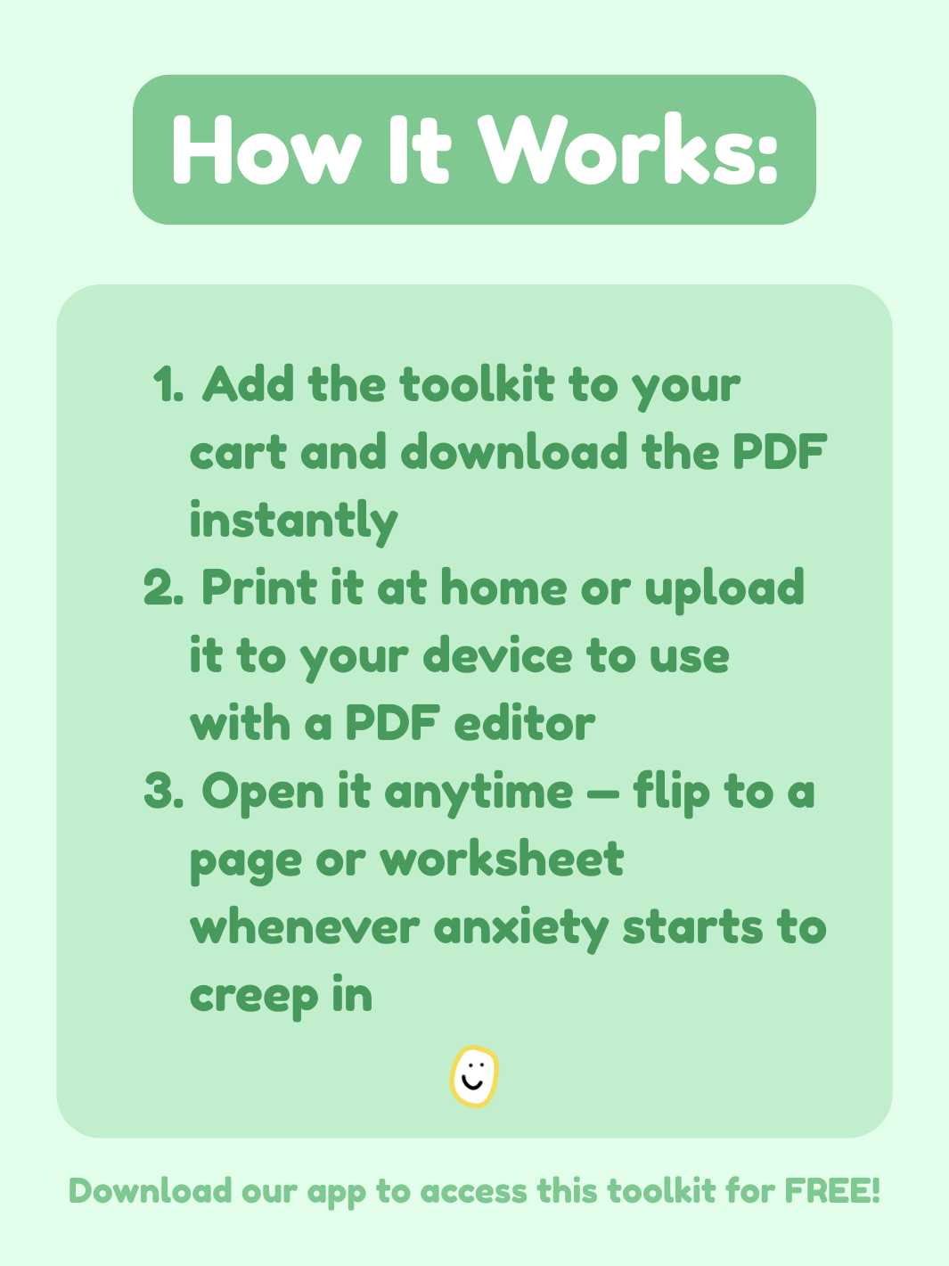 Anxiety Support Toolkit (Printable PDF)