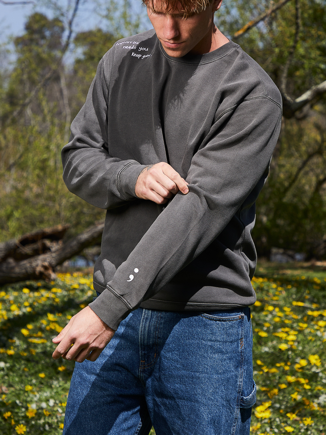 Semicolon Crewneck