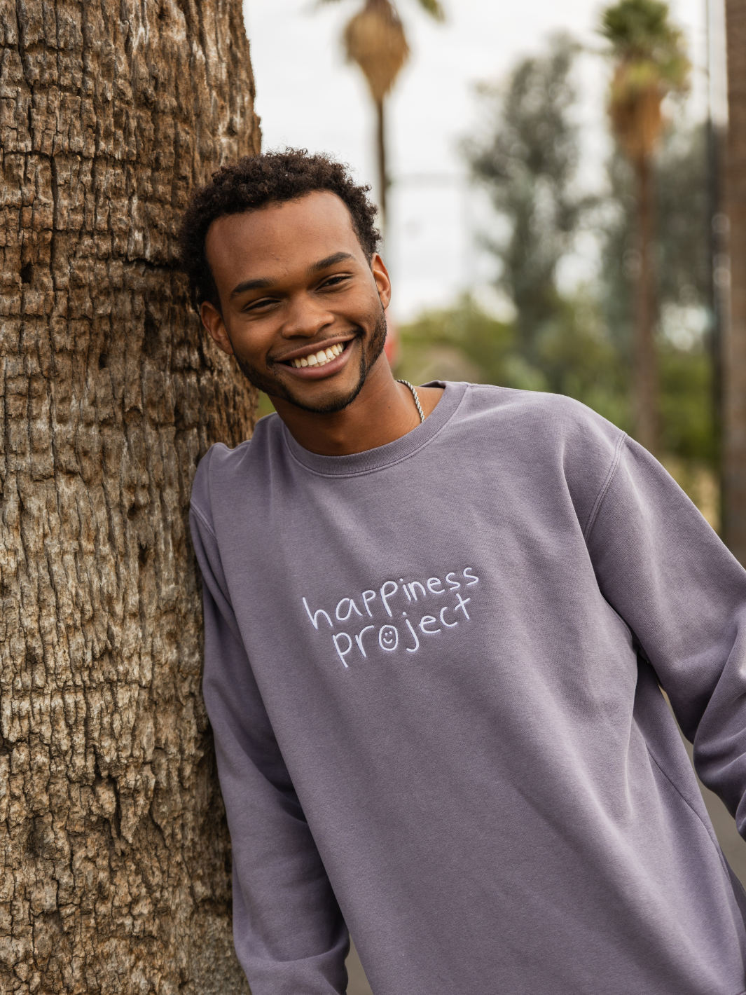 Dear Person Behind Me Crewneck - Vintage Purple