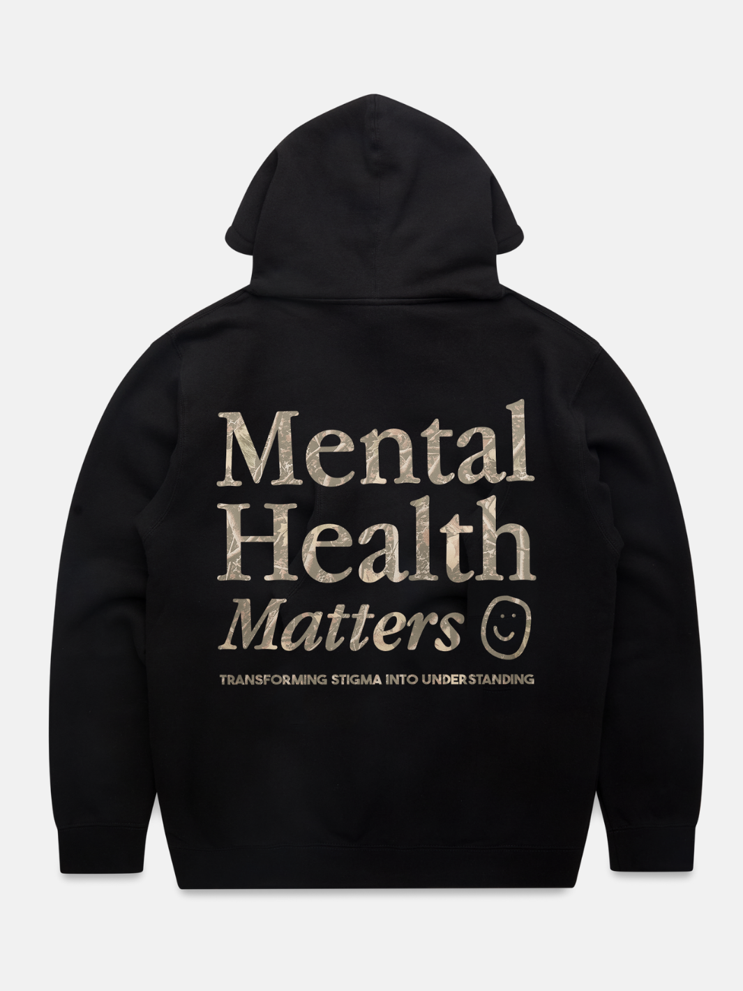 Mental Health Matters Hoodie - Black/Camo