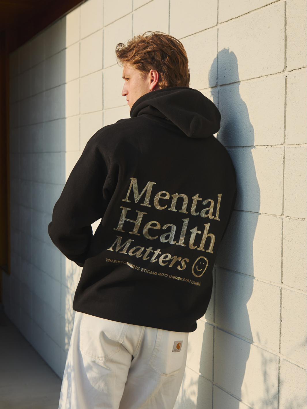 Mental Health Matters Hoodie - Black/Camo