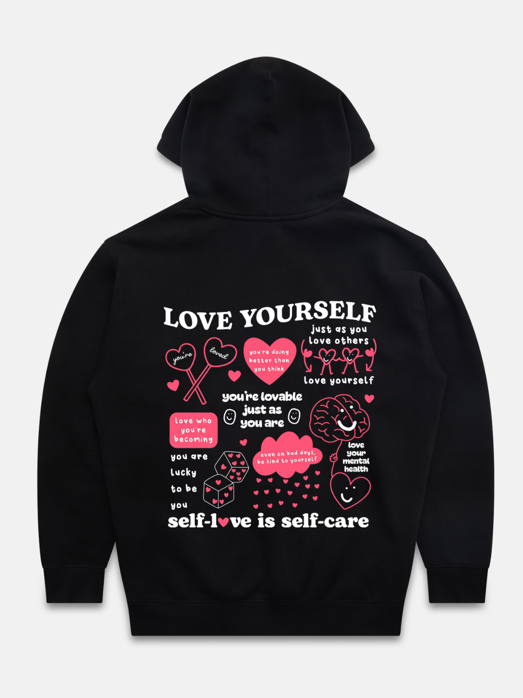 Love Yourself Hoodie - Black