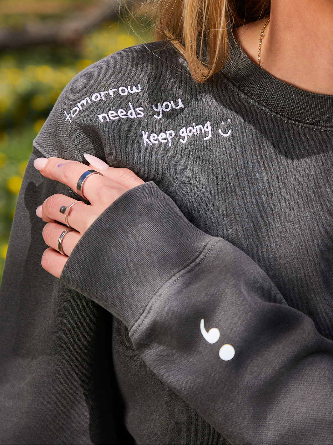 Semicolon Crewneck