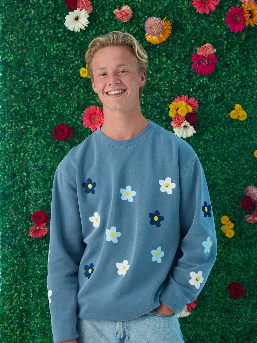 Mental Health Matters Crewneck - In Bloom