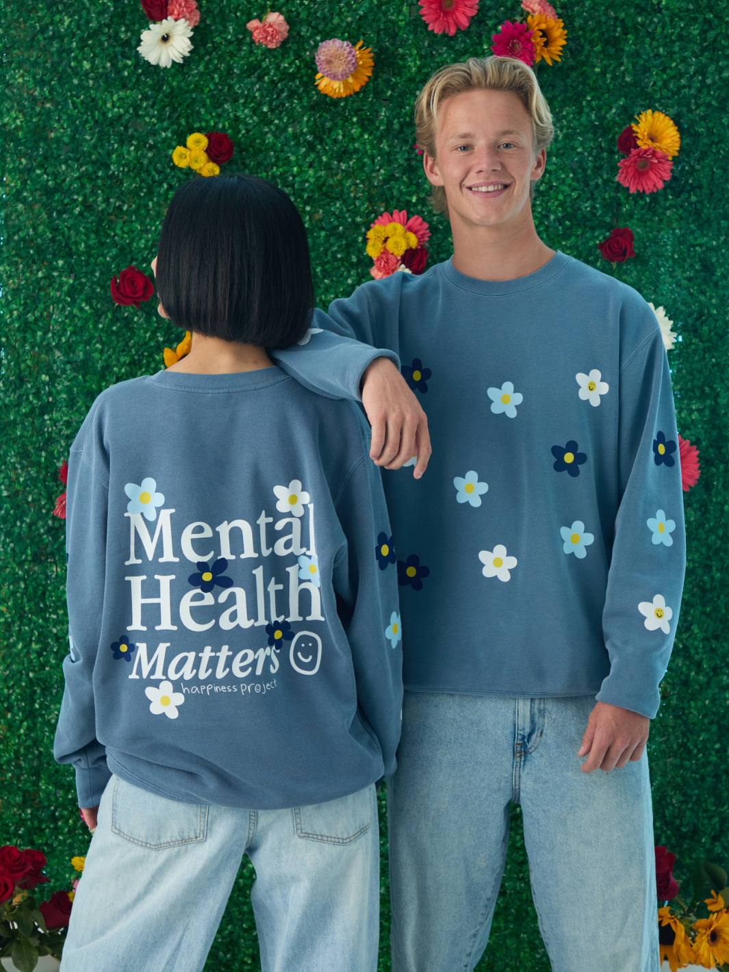 Mental Health Matters Crewneck - In Bloom