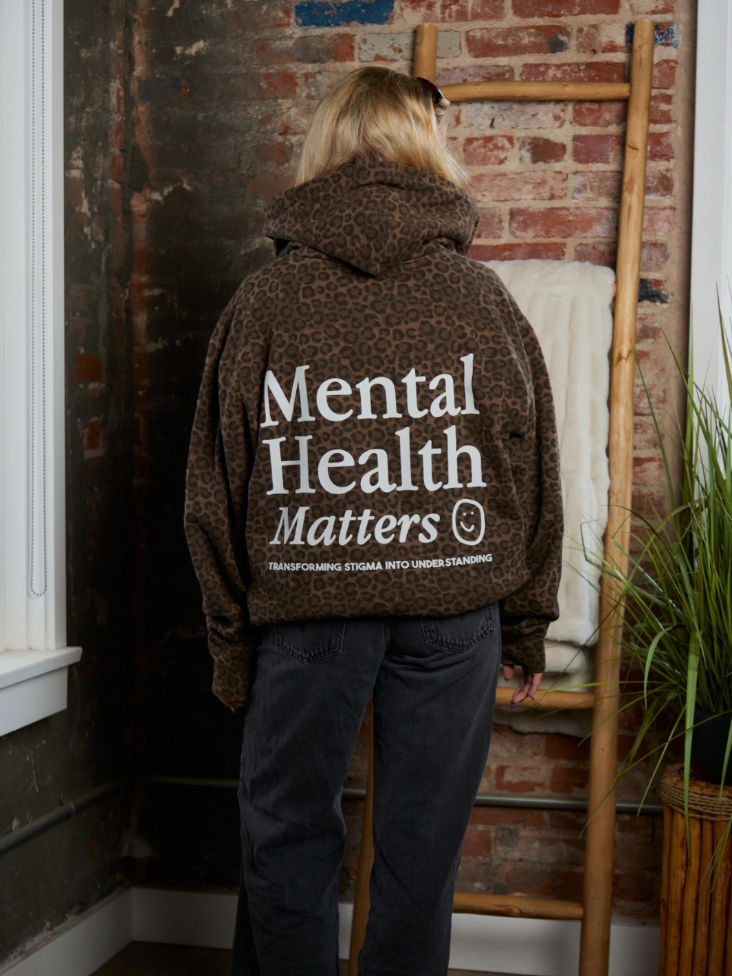 Mental Health Matters Hoodie - Leopard