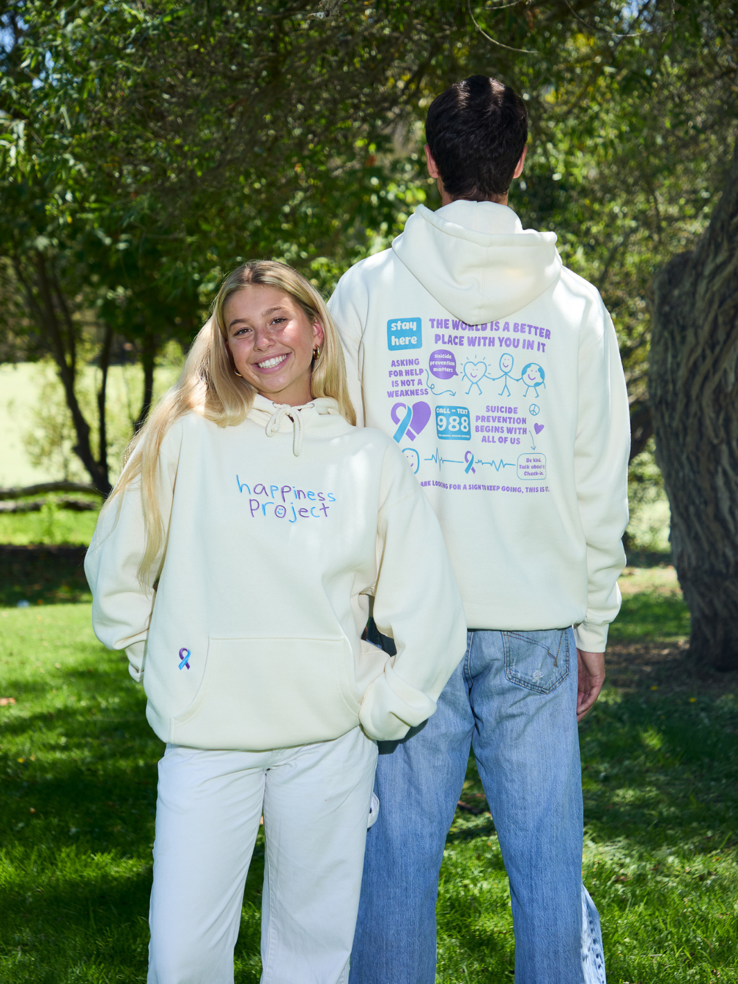 Suicide Prevention Month Hoodie - Cream