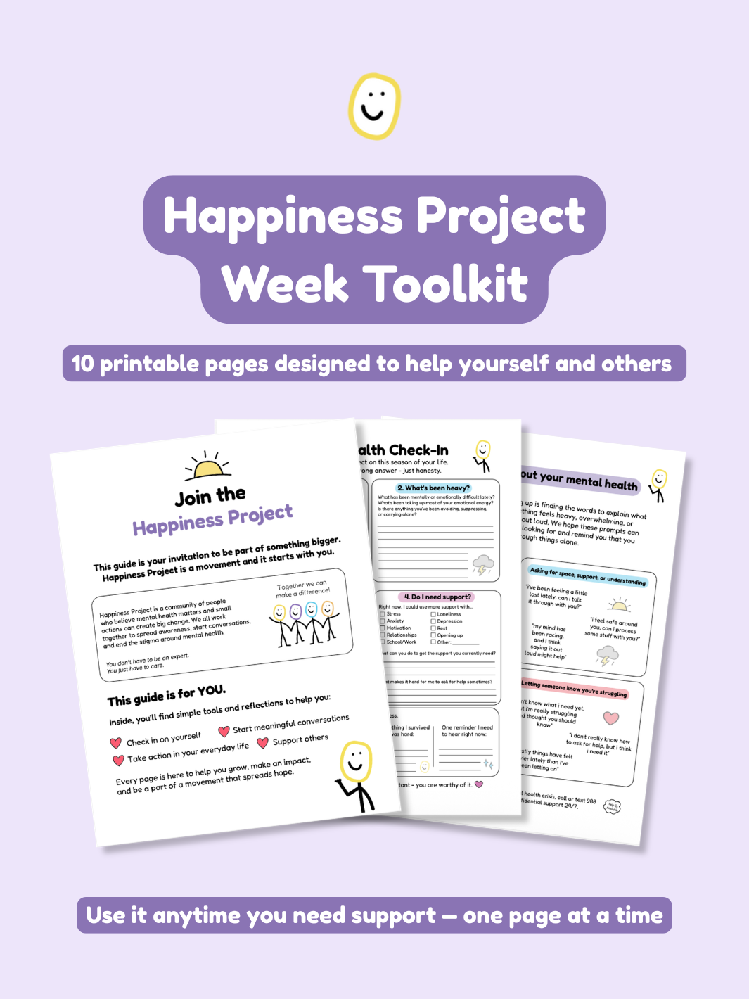 🎁 Happiness Week Toolkit (Printable PDF) (100% off)