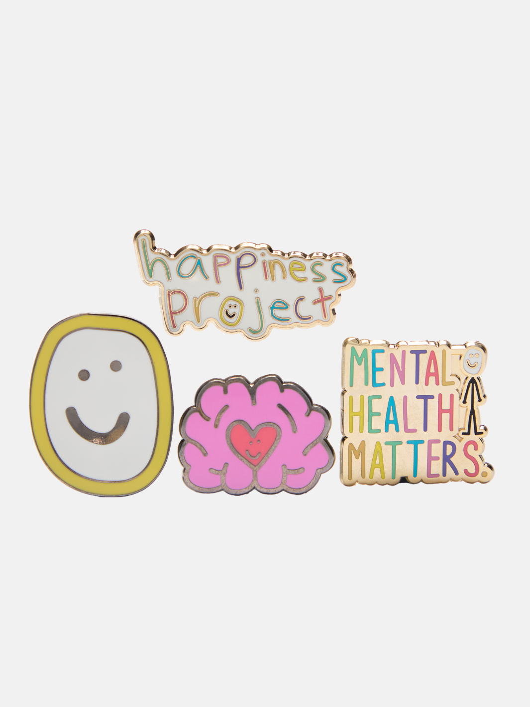 Happiness Project Enamel Pin Set