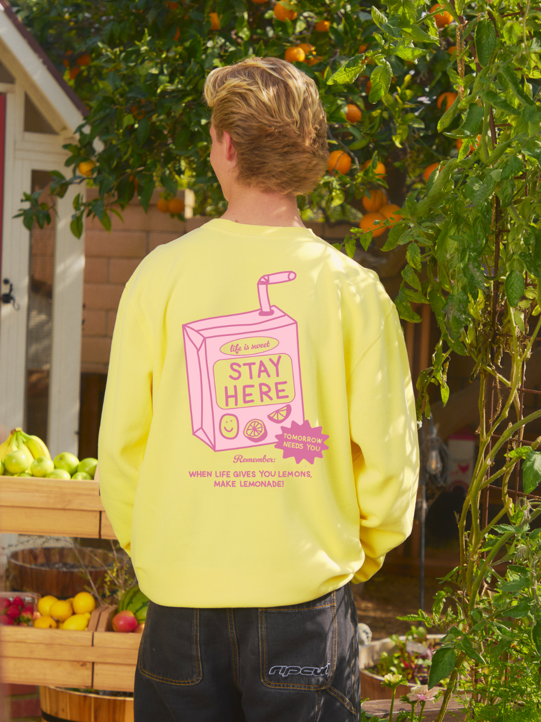 Happiness Lemonade Crewneck