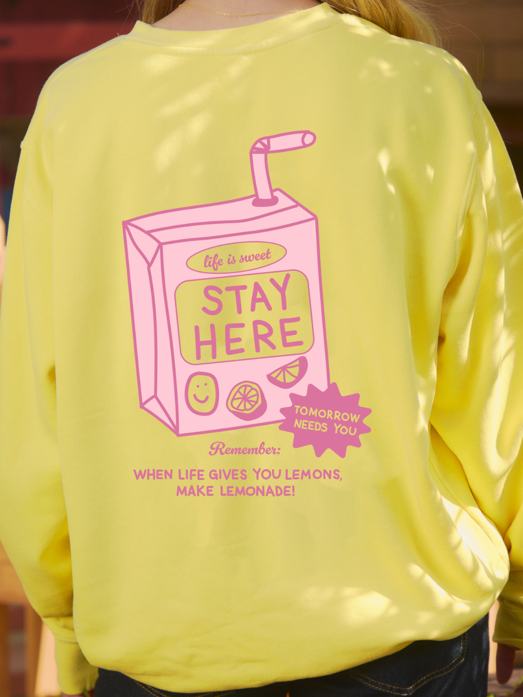 Happiness Lemonade Crewneck