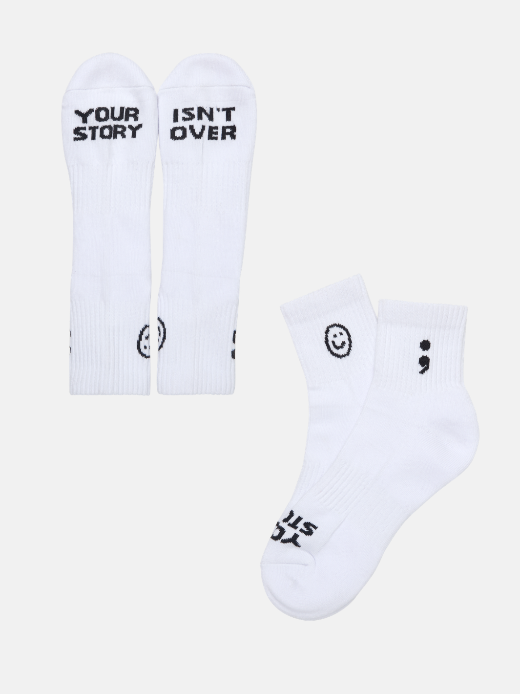 Semicolon Ankle Socks - 3 Pack